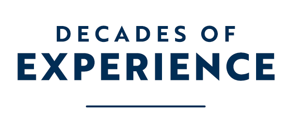 decades of experience