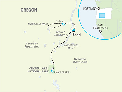 bike around crater lake