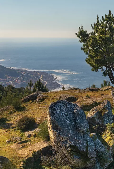 mountain trails leading to ocean