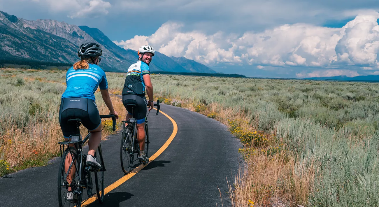 Yellowstone clearance bike ride