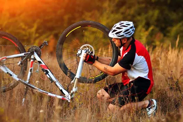 Mountain store bike repair