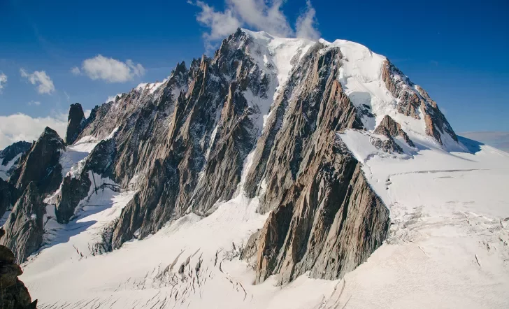 Shot of Mont Blanc du Tacul.