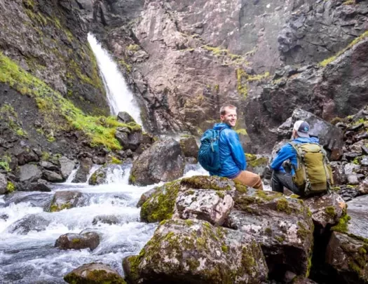Iceland Ocean Cruise Walking & Hiking Tour - Waterfall Canyon