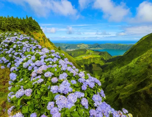 View of Sete Cidades - Boca do Inferno, Sao Miguel, Azores, Portugal