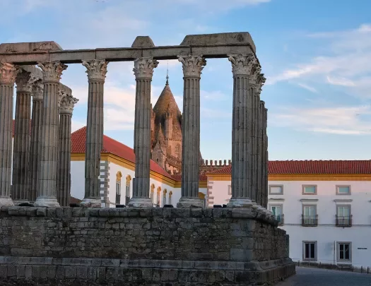 Historic ruins in Portugal.