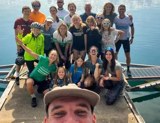 Group Selfie End of Dock Norway