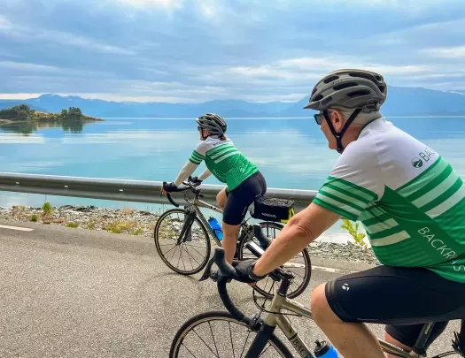 Cycling Along Fjord Norway