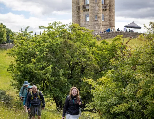 Hikers Castle Flag England