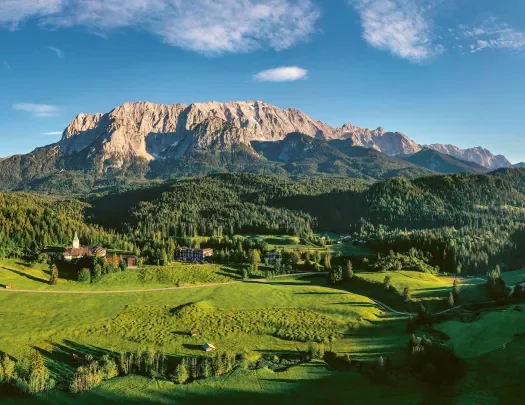 Schloss Elmau in the Wetterstein mountains