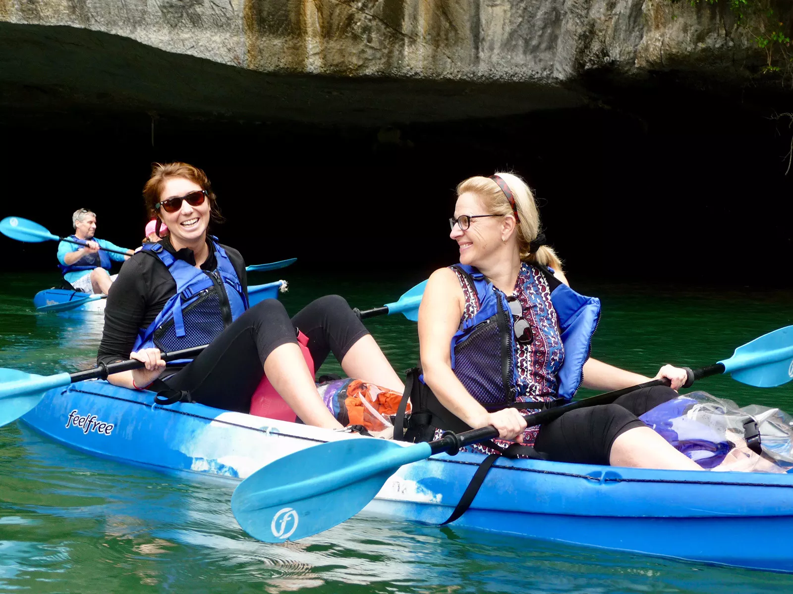 Backroads Guests Kayaking