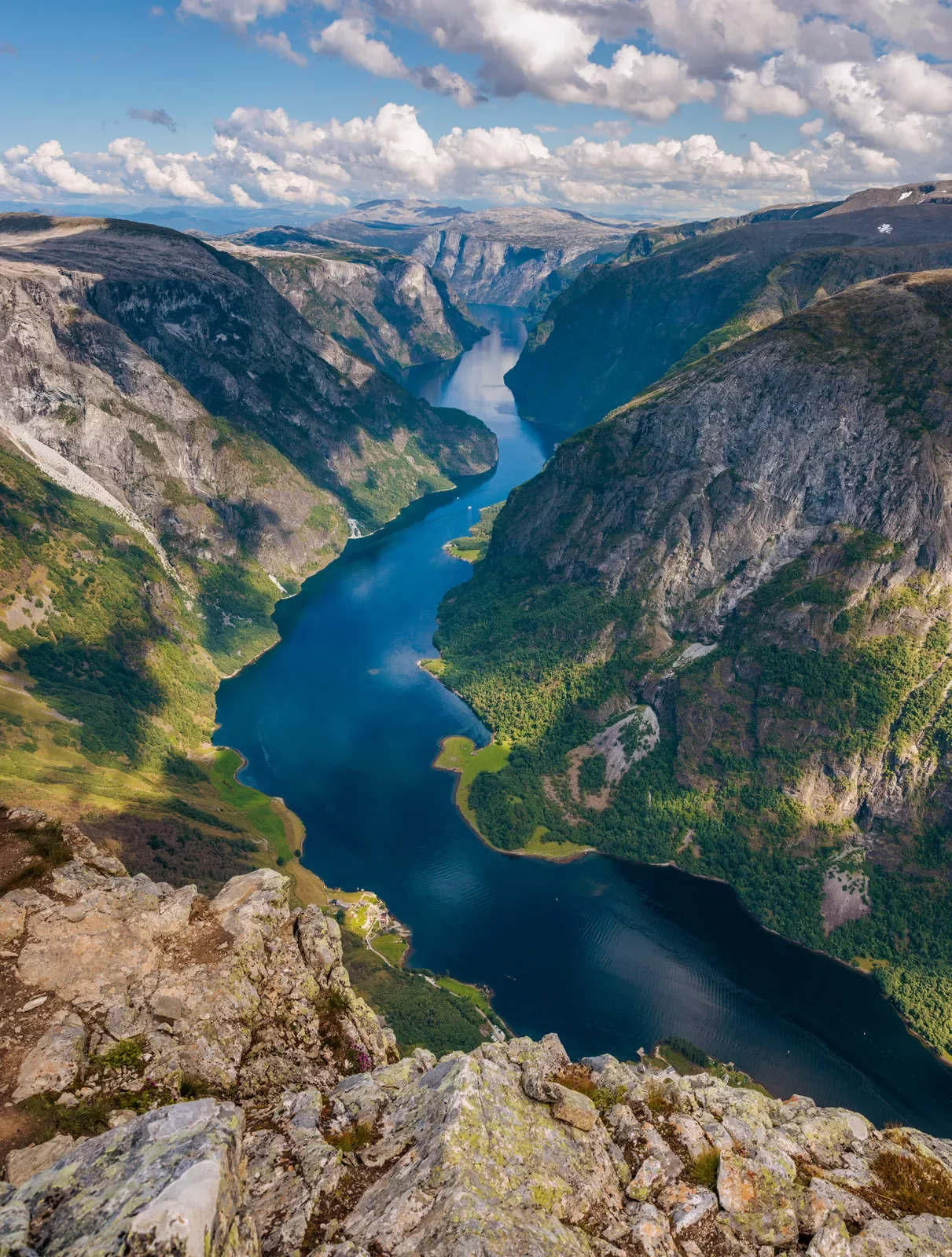 a river running through a valley