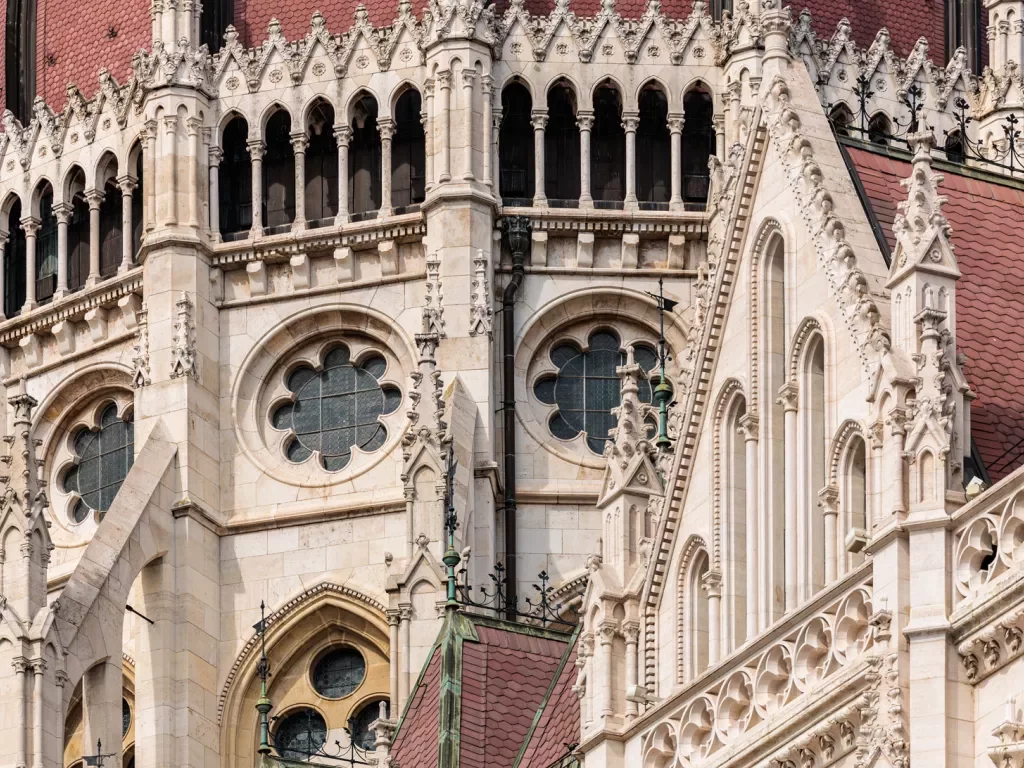 Cathedral-like building with large pillars