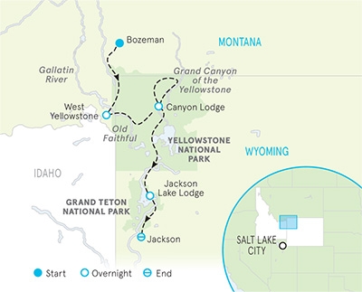 Big Sky Country, Yellowstone & Tetons Multi-Adventure Tour